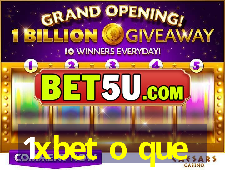 1xbet o que